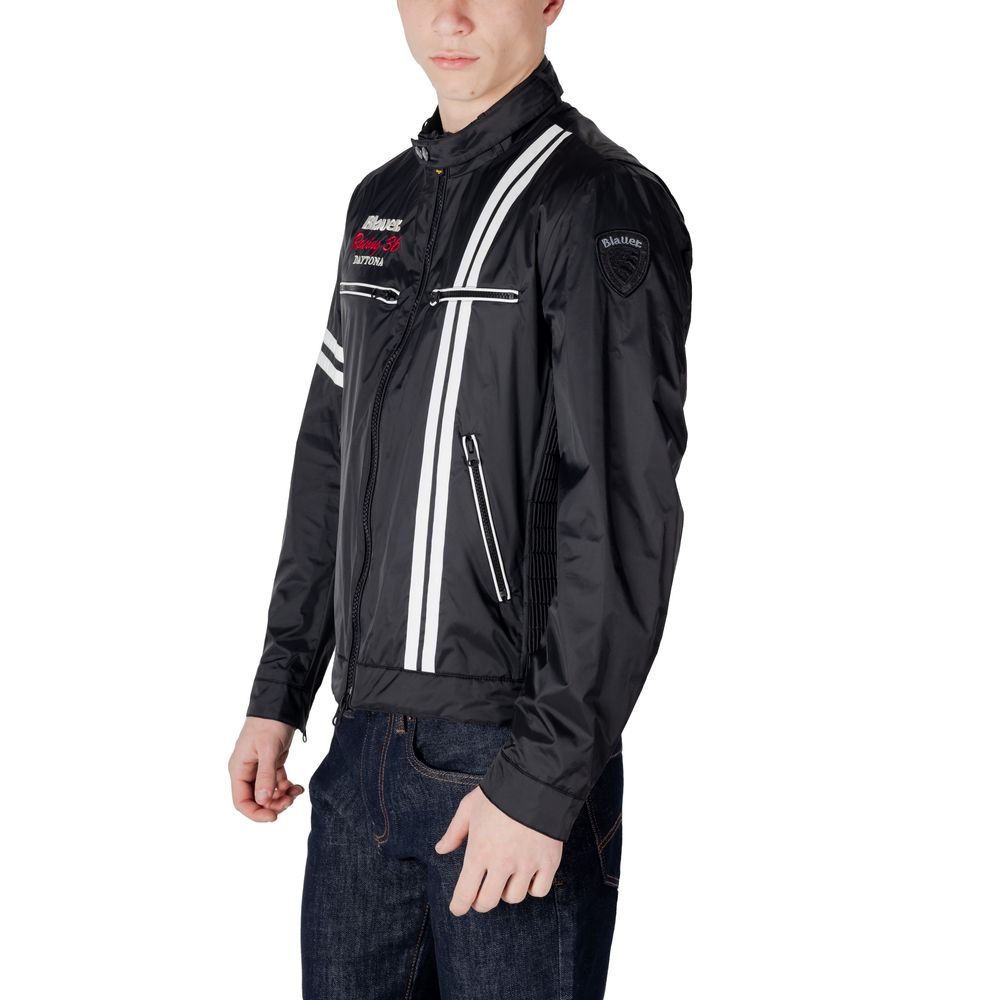 Black Polyamide Jackets & Coat Blauer