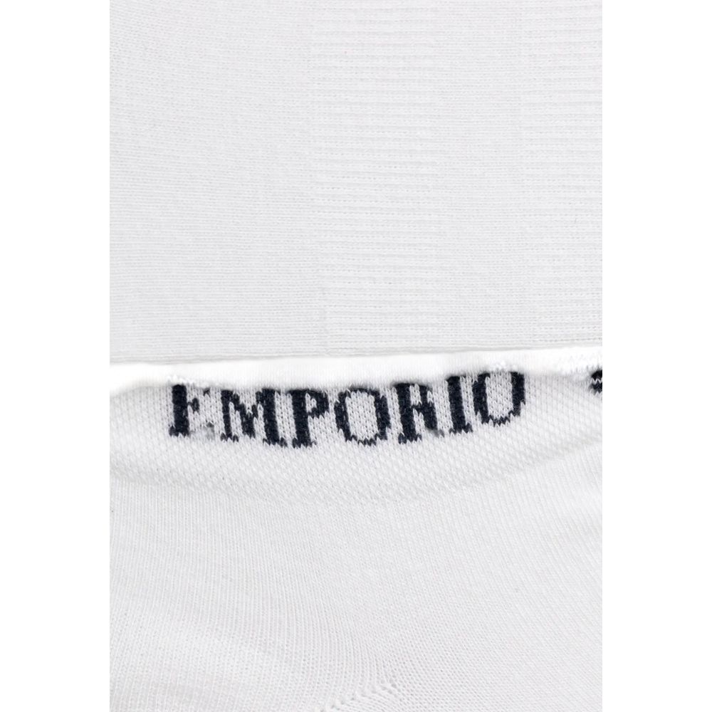 White Cotton Sock Emporio Armani Underwear