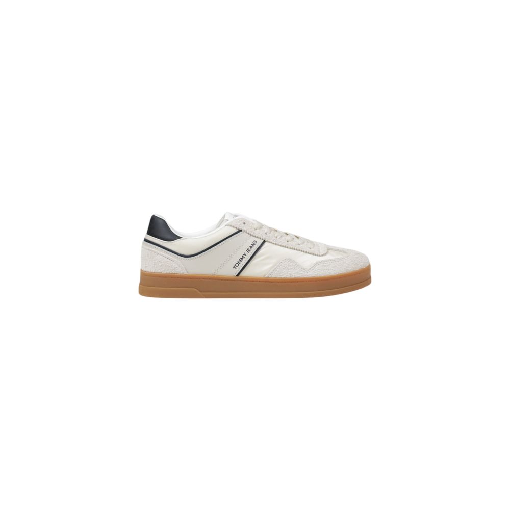 Cream Leather Sneaker Tommy Hilfiger Jeans