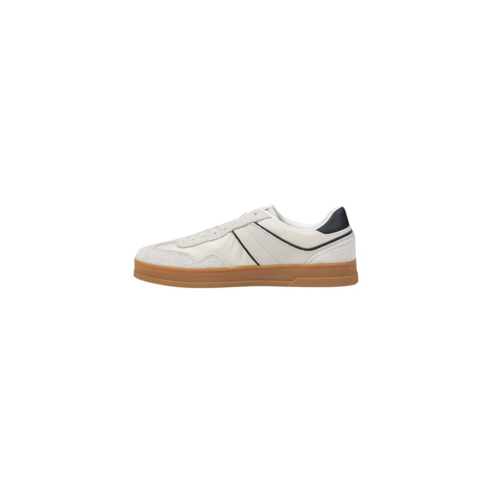 Cream Leather Sneaker Tommy Hilfiger Jeans