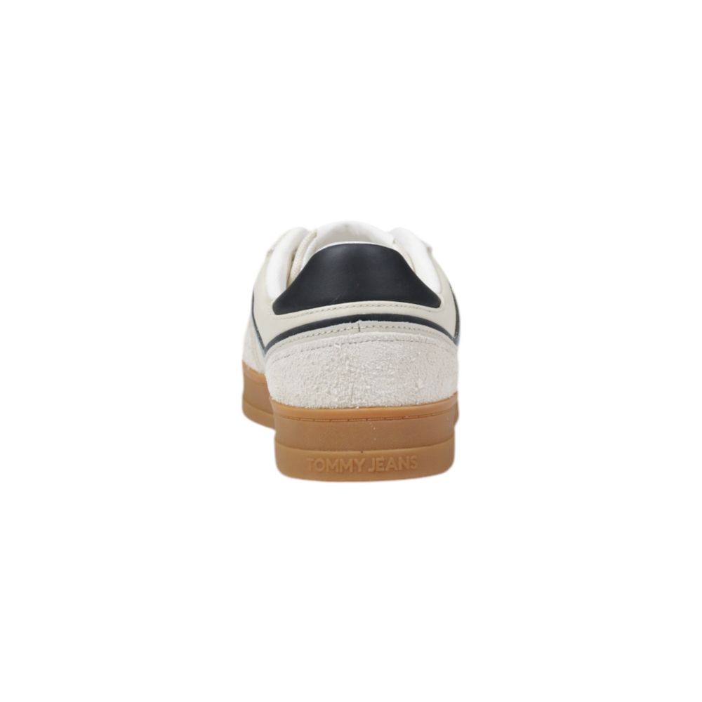 Cream Leather Sneaker Tommy Hilfiger Jeans