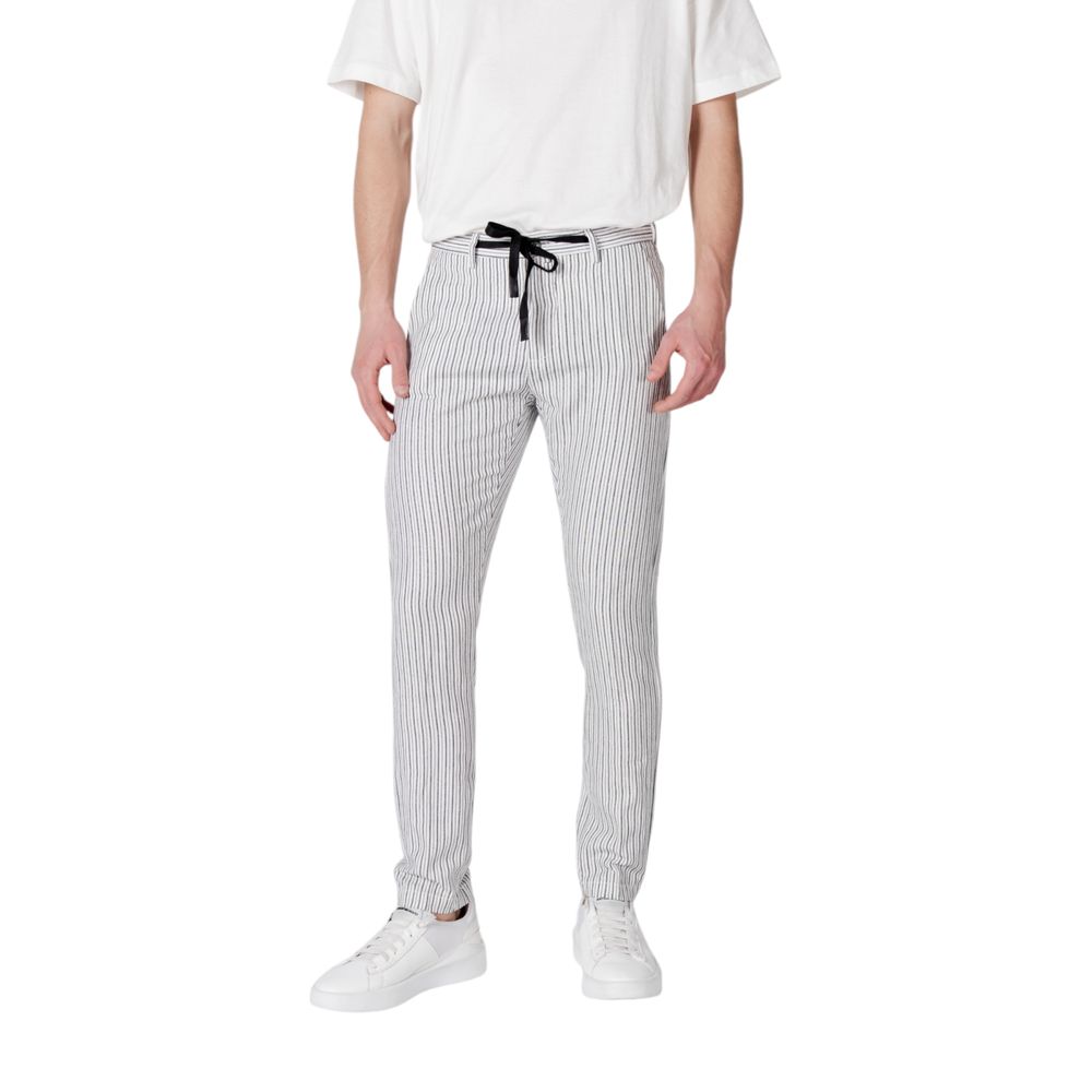Black Linen Pant Gianni Lupo