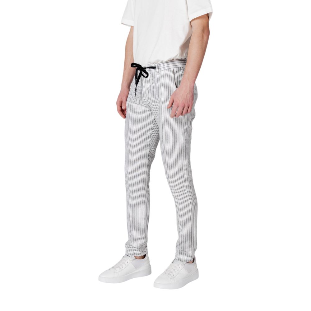 Black Linen Pant Gianni Lupo