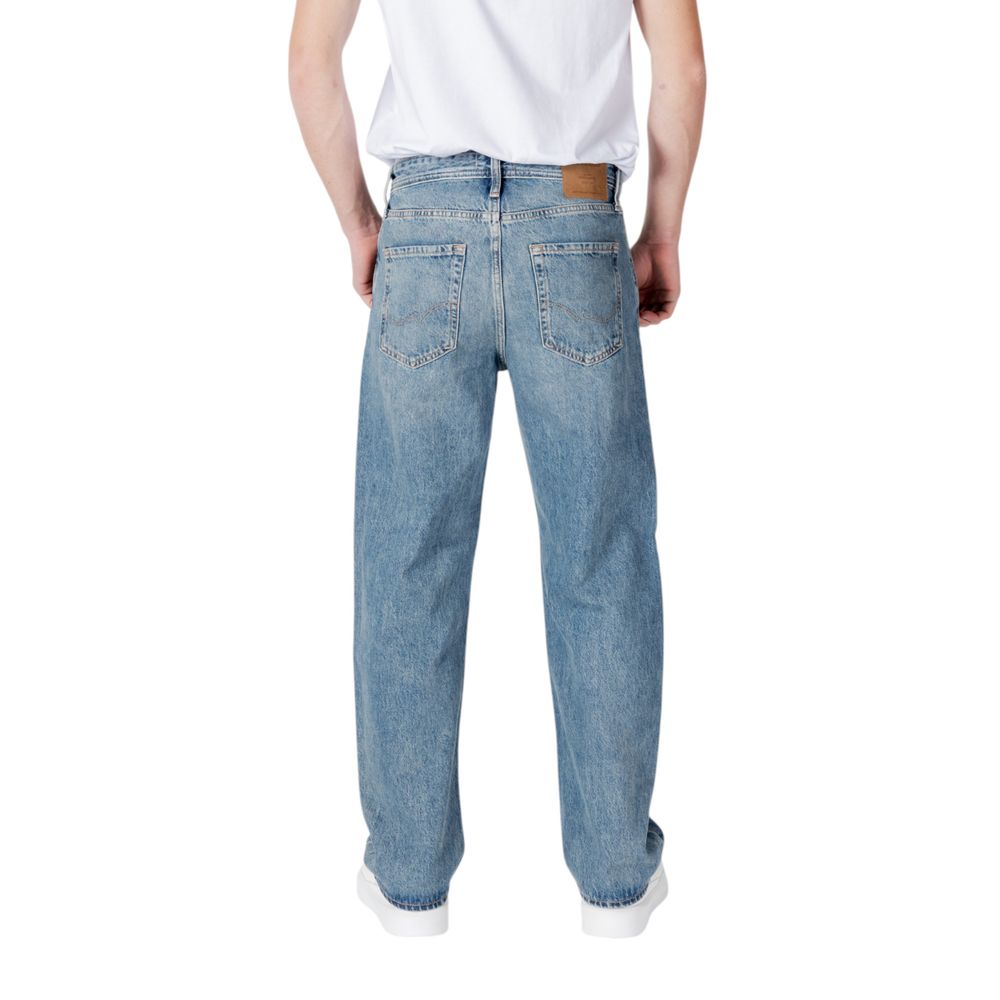 Blue Cotton Relaxed Fit Jean Jack Jones