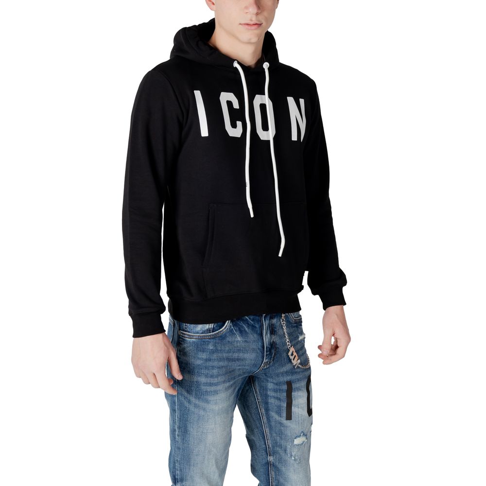 Black Cotton Hoody Icon