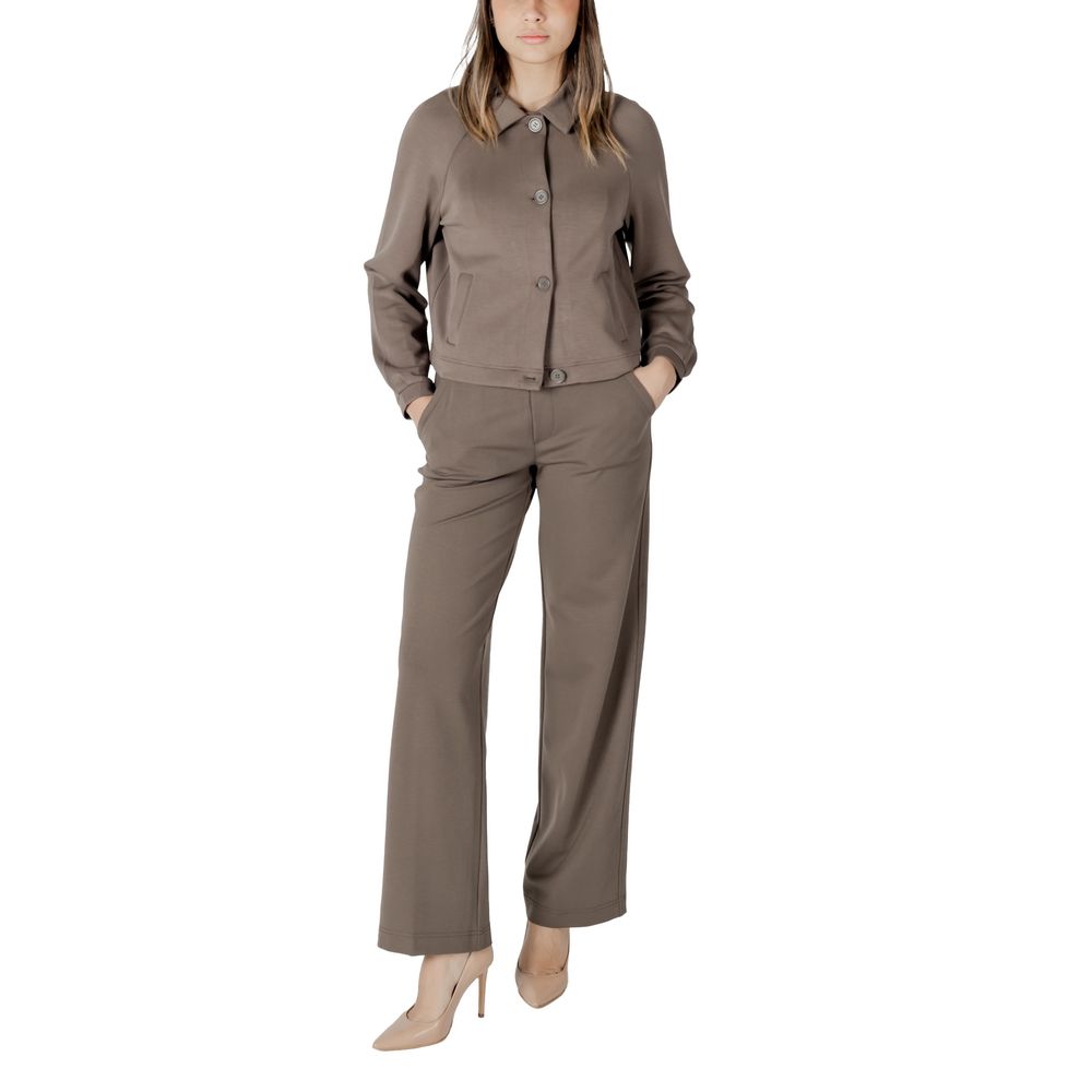 Brown Modal Jackets & Coat Street One