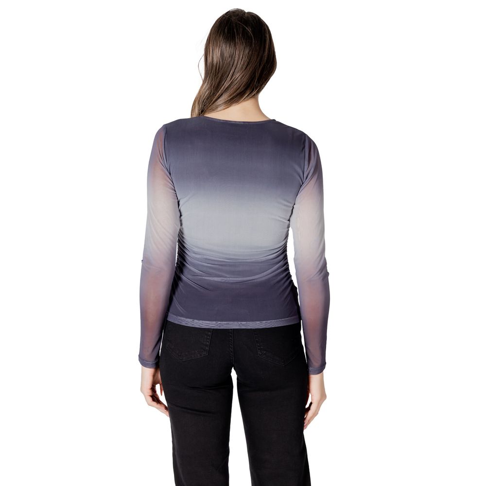 Gray Polyester Long Sleeve ICHI