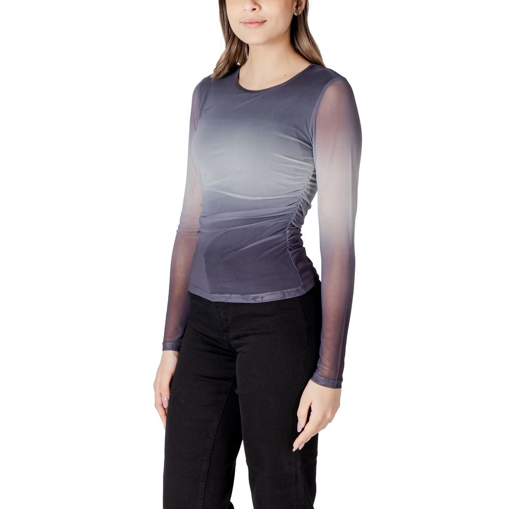 Gray Polyester Long Sleeve ICHI