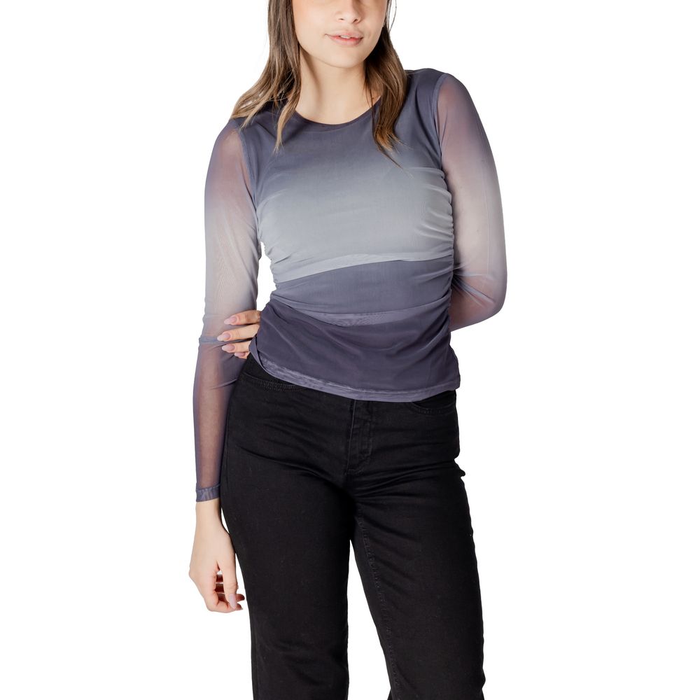 Gray Polyester Long Sleeve ICHI