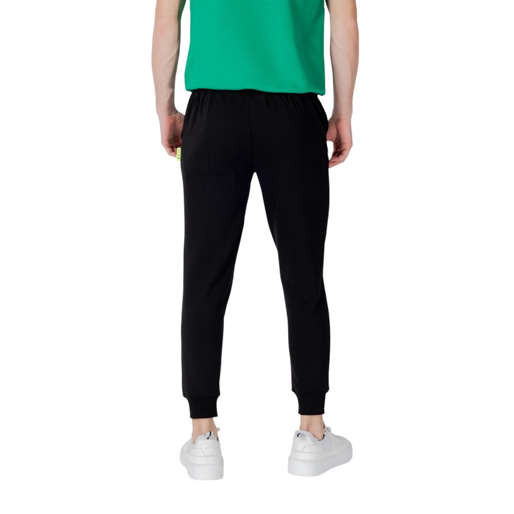 Black Cotton Joggers Workout Pant Icon