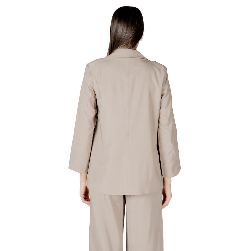 Beige Viscose Blazer Only