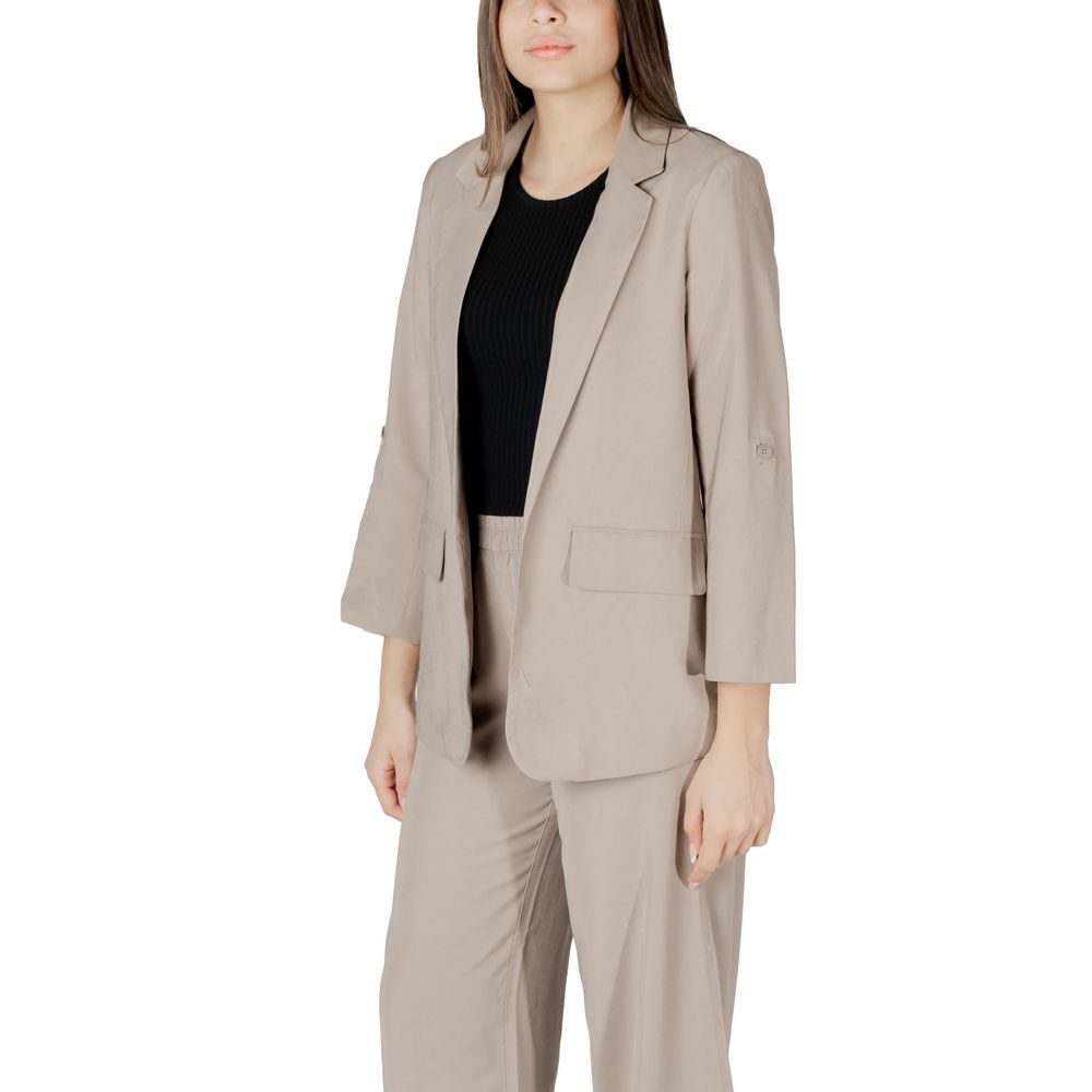 Beige Viscose Blazer Only