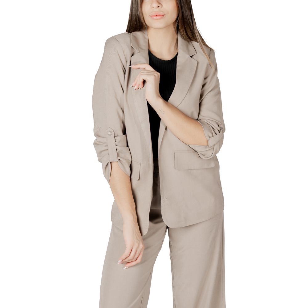 Beige Viscose Blazer Only