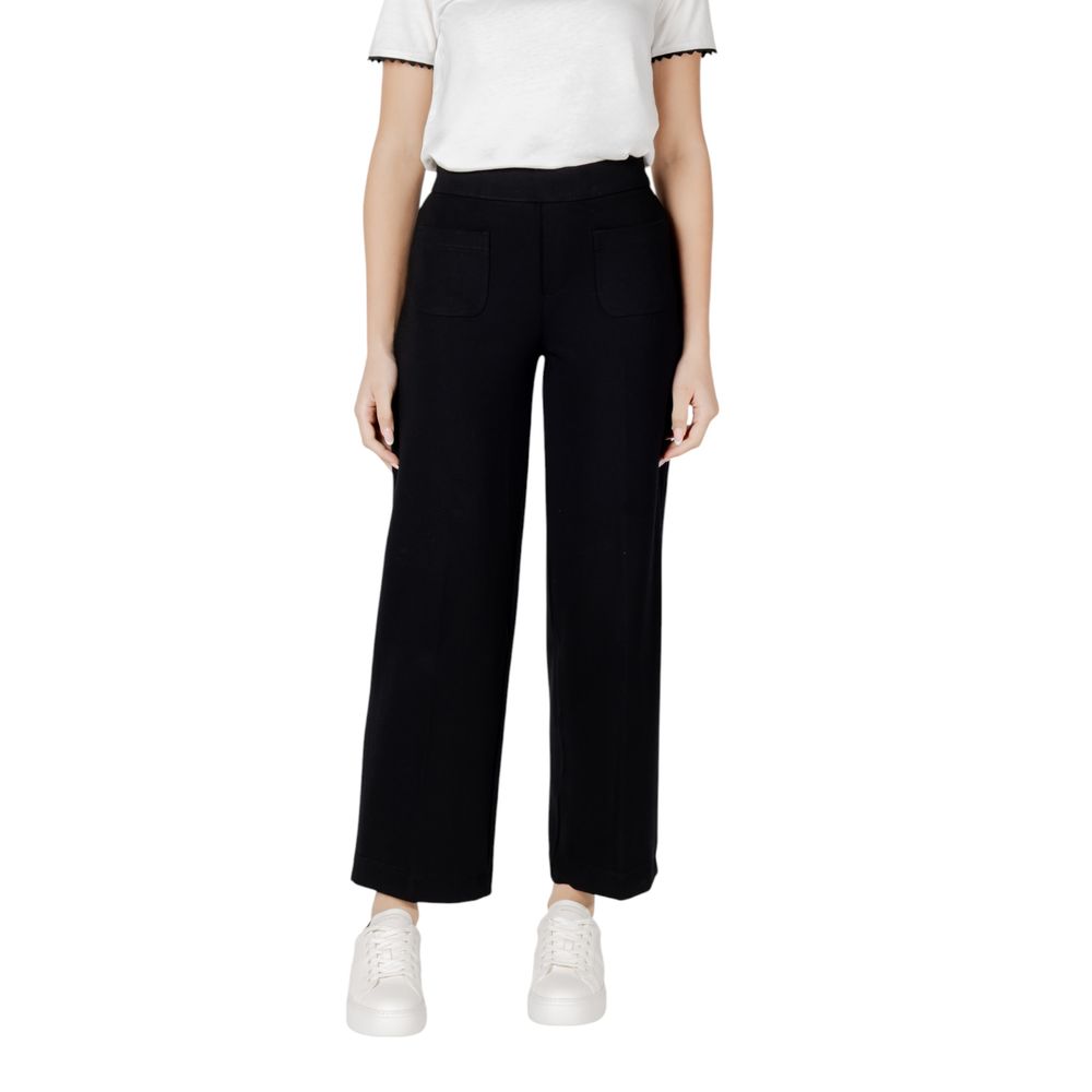 Black Viscose Pant Street One