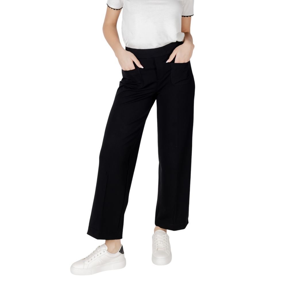 Black Viscose Pant Street One