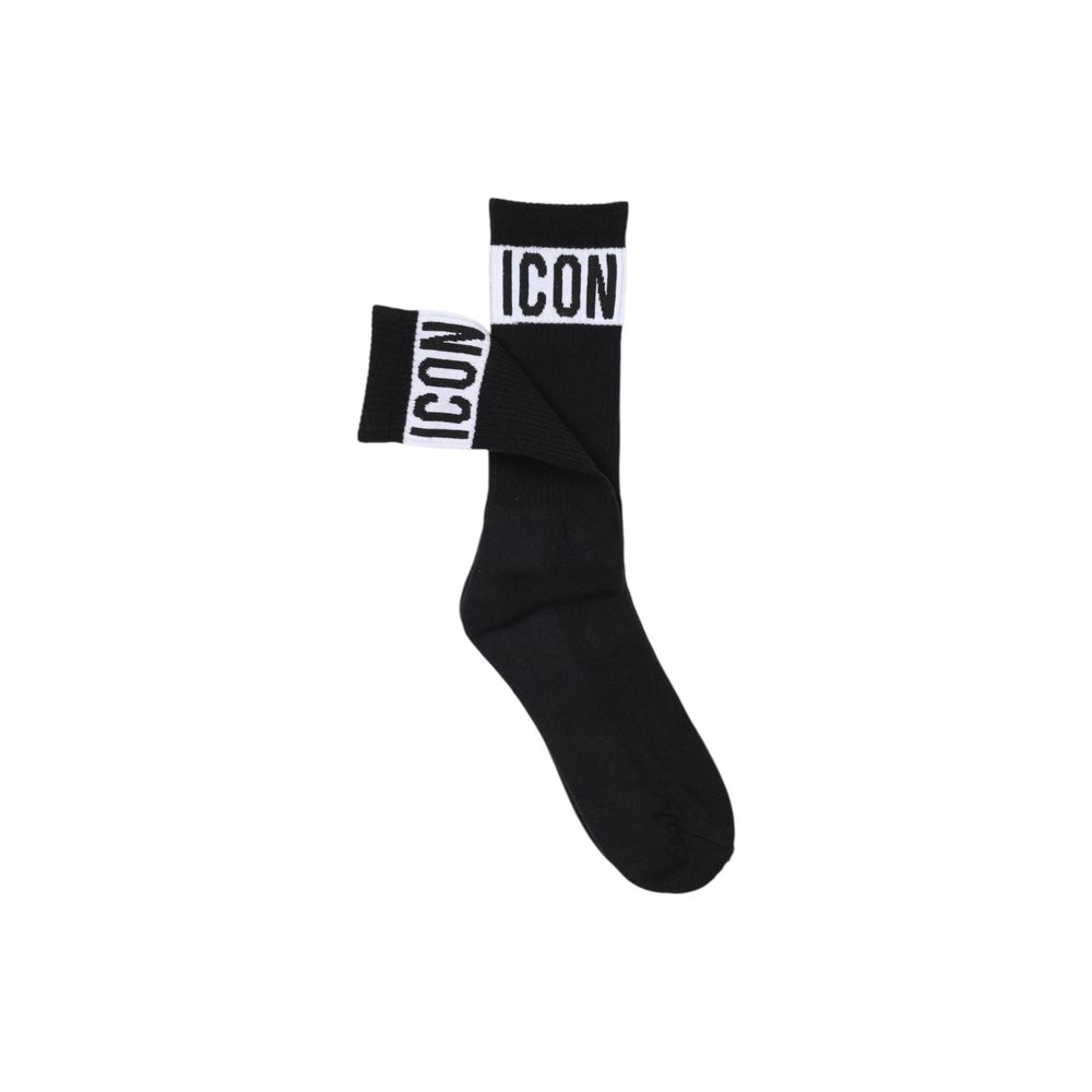 Black Cotton Sock Icon
