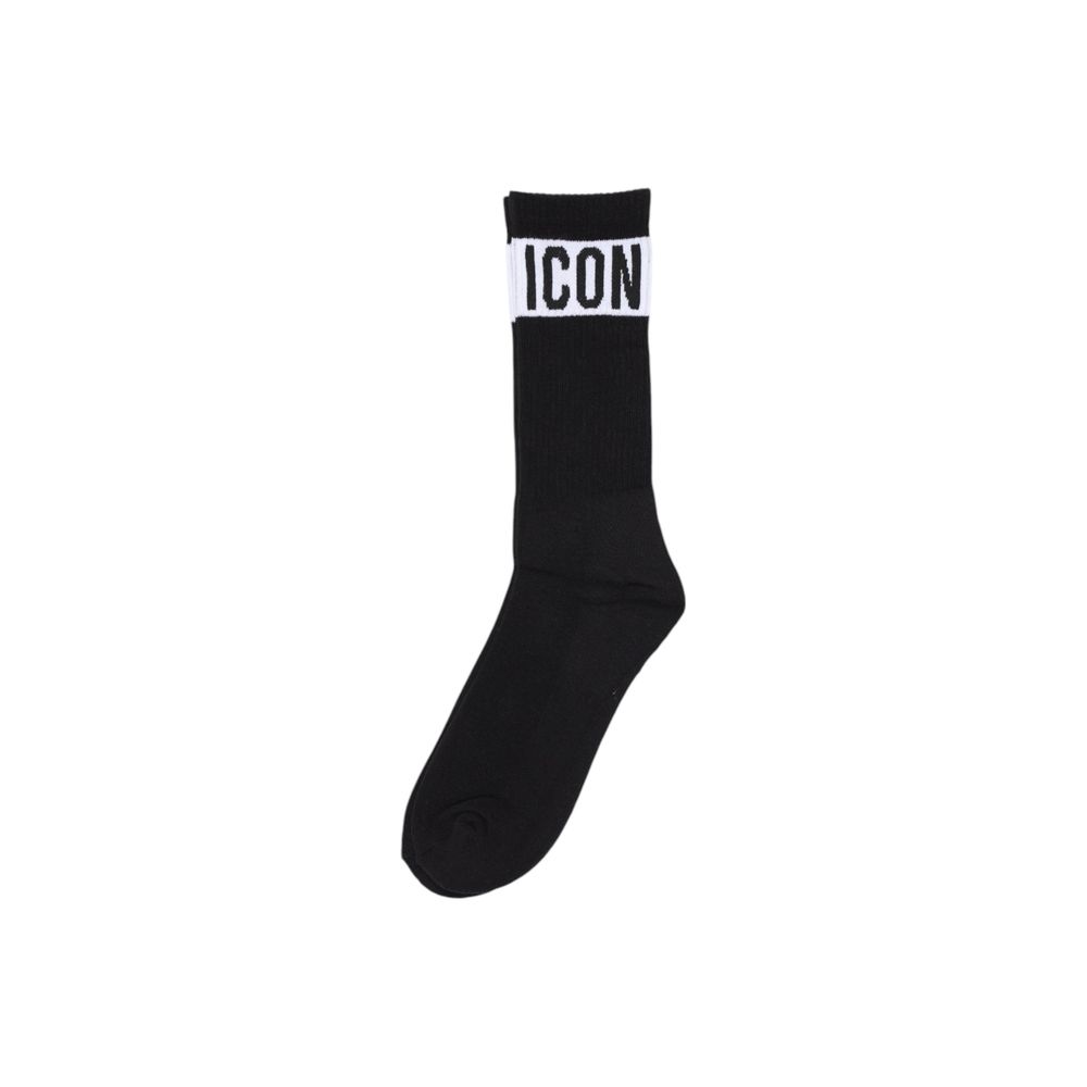 Black Cotton Sock Icon