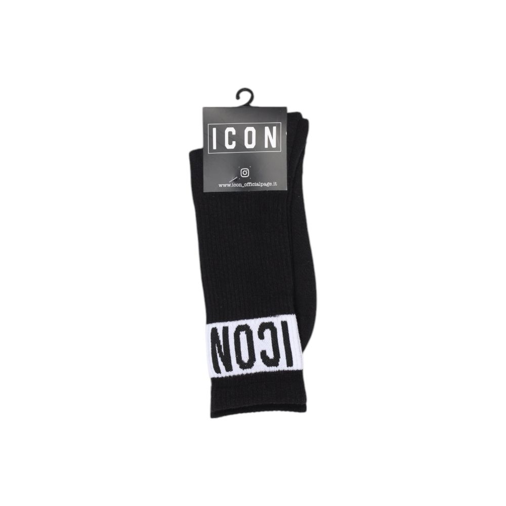 Black Cotton Sock Icon