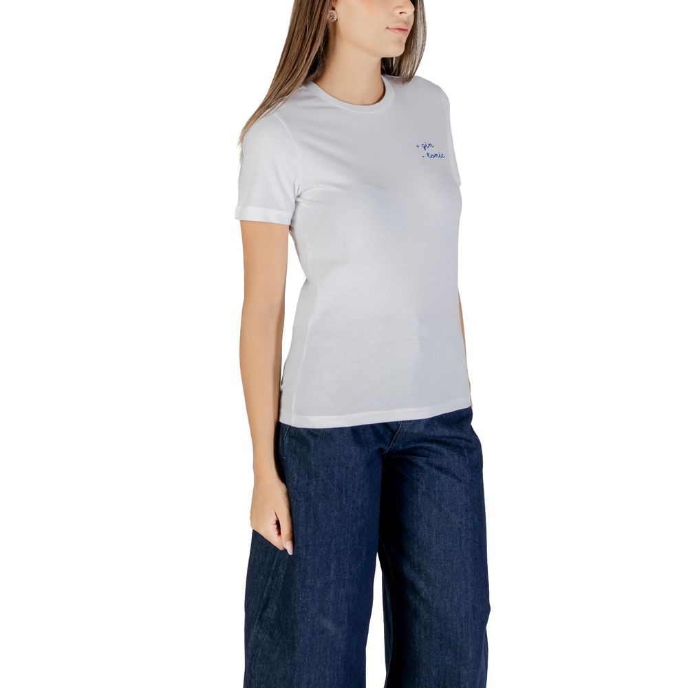 Bicolor Cotton T-Shirt Only