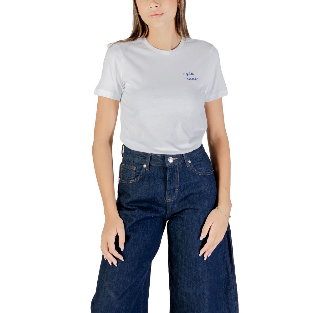 Bicolor Cotton T-Shirt Only