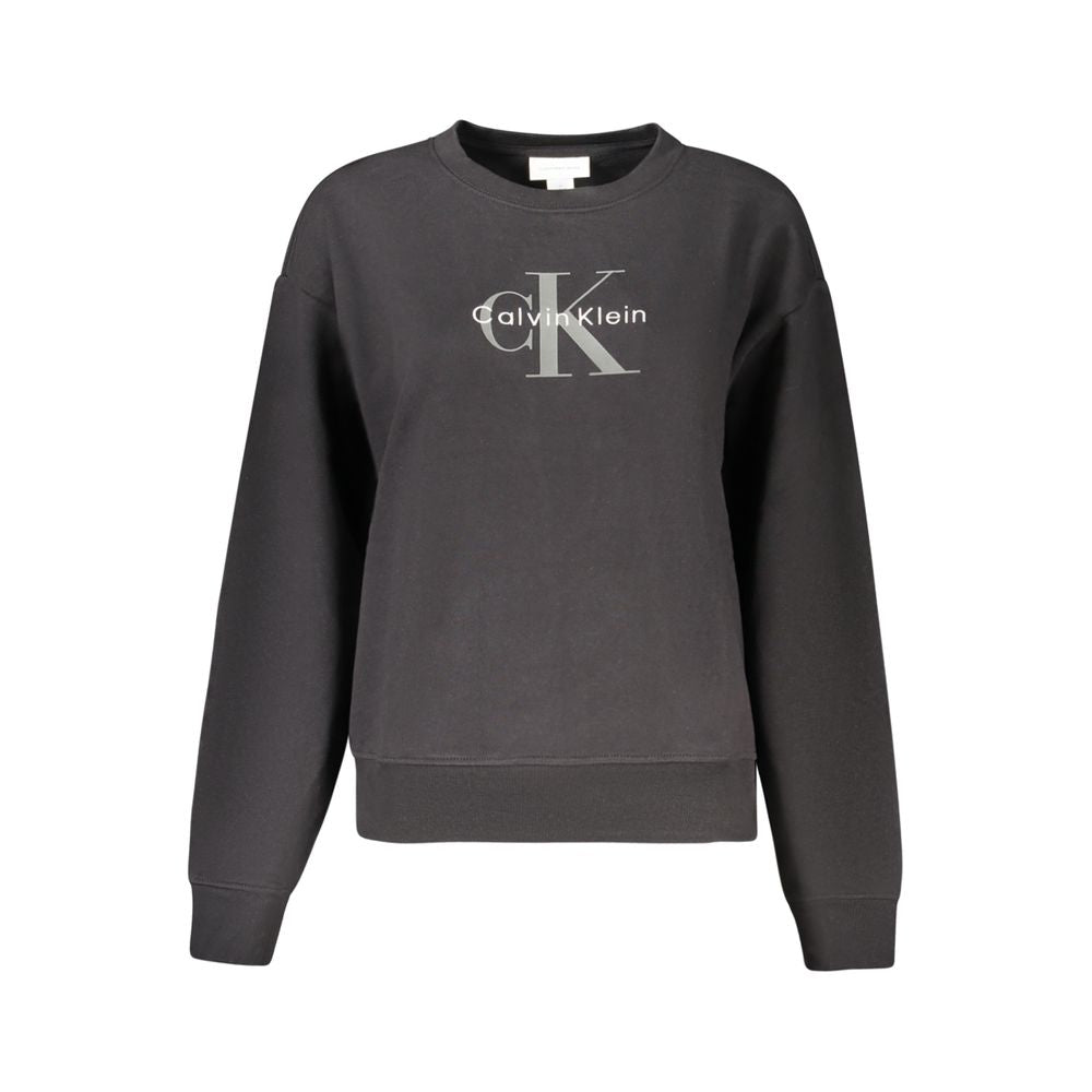 Black Cotton Women Sweater Calvin Klein