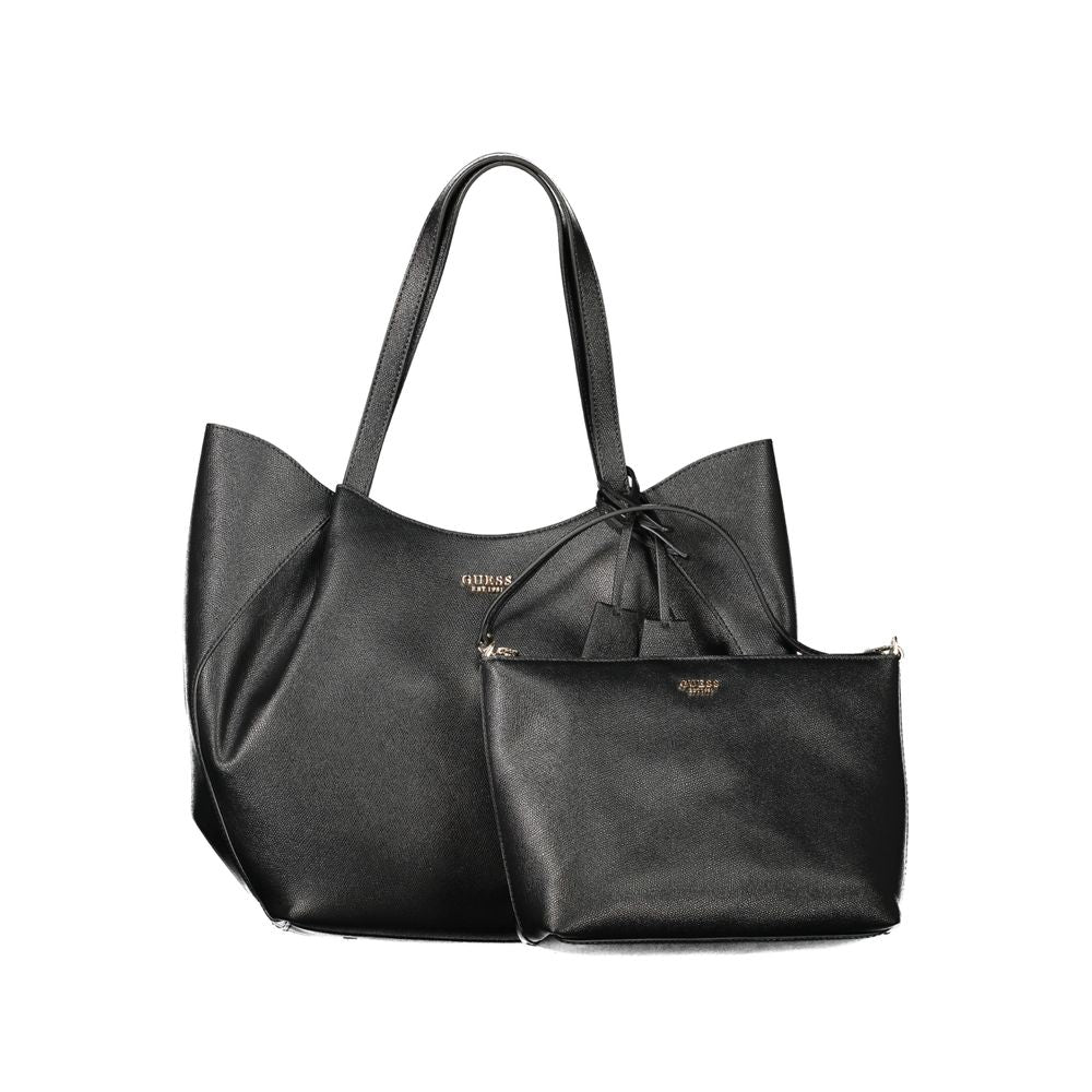 Black Polyethylene Women Handbag Guess Jeans