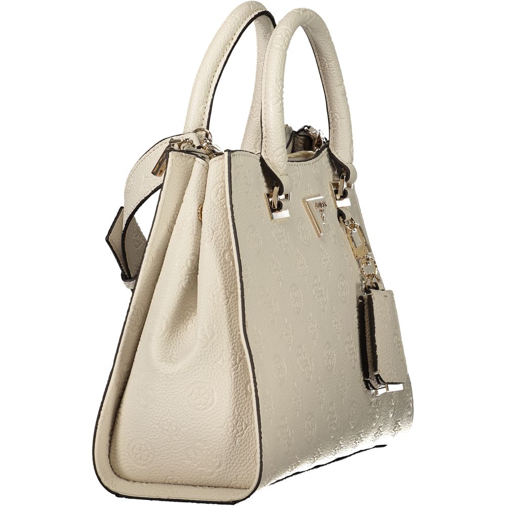 Beige Polyethylene Women Handbag Guess Jeans