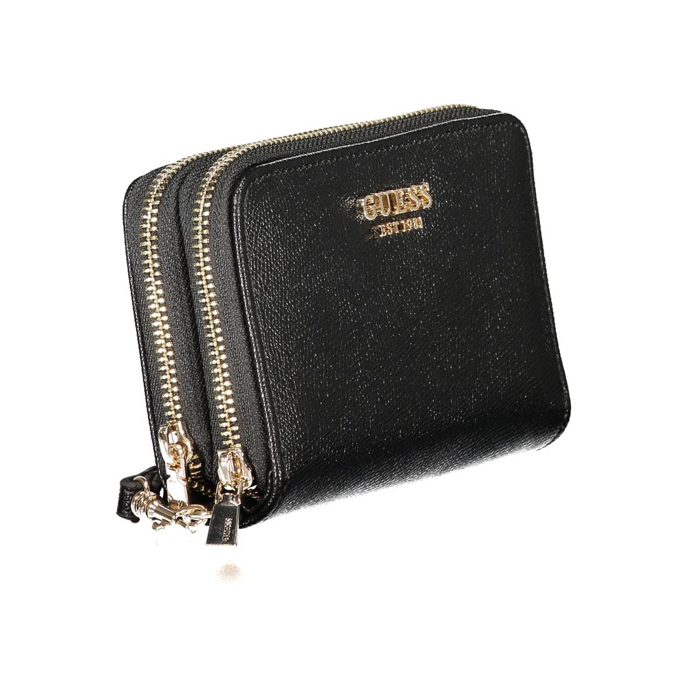 Black Polyethylene Women Wallet Guess Jeans