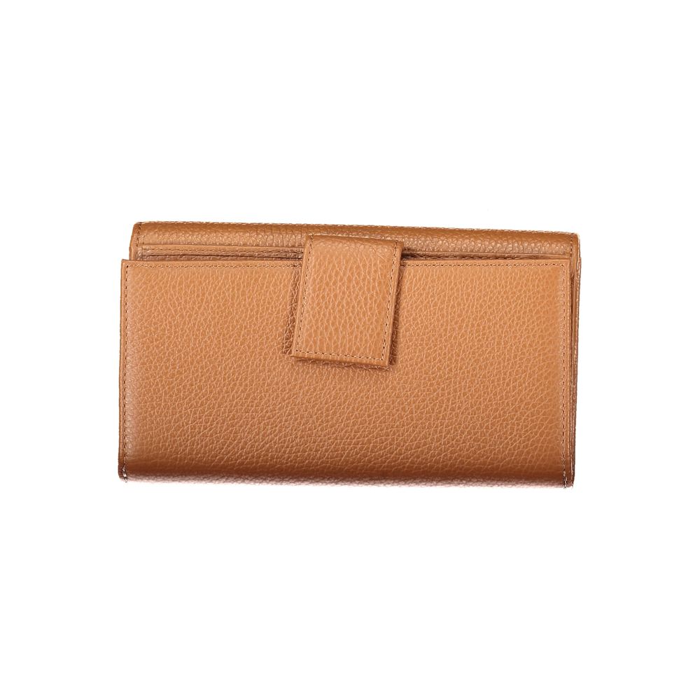 Brown Leather Women Wallet Coccinelle