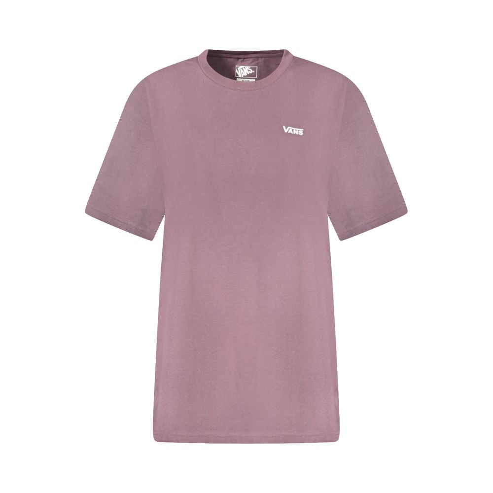Purple Cotton Women T-Shirt Vans