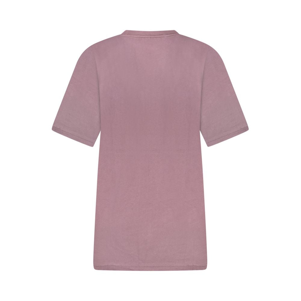 Purple Cotton Women T-Shirt Vans