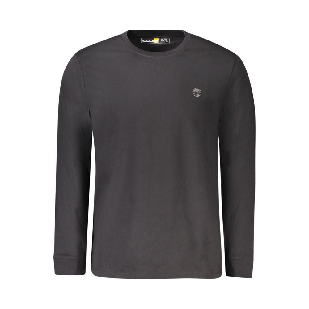 Black Cotton Men T-Shirt Timberland
