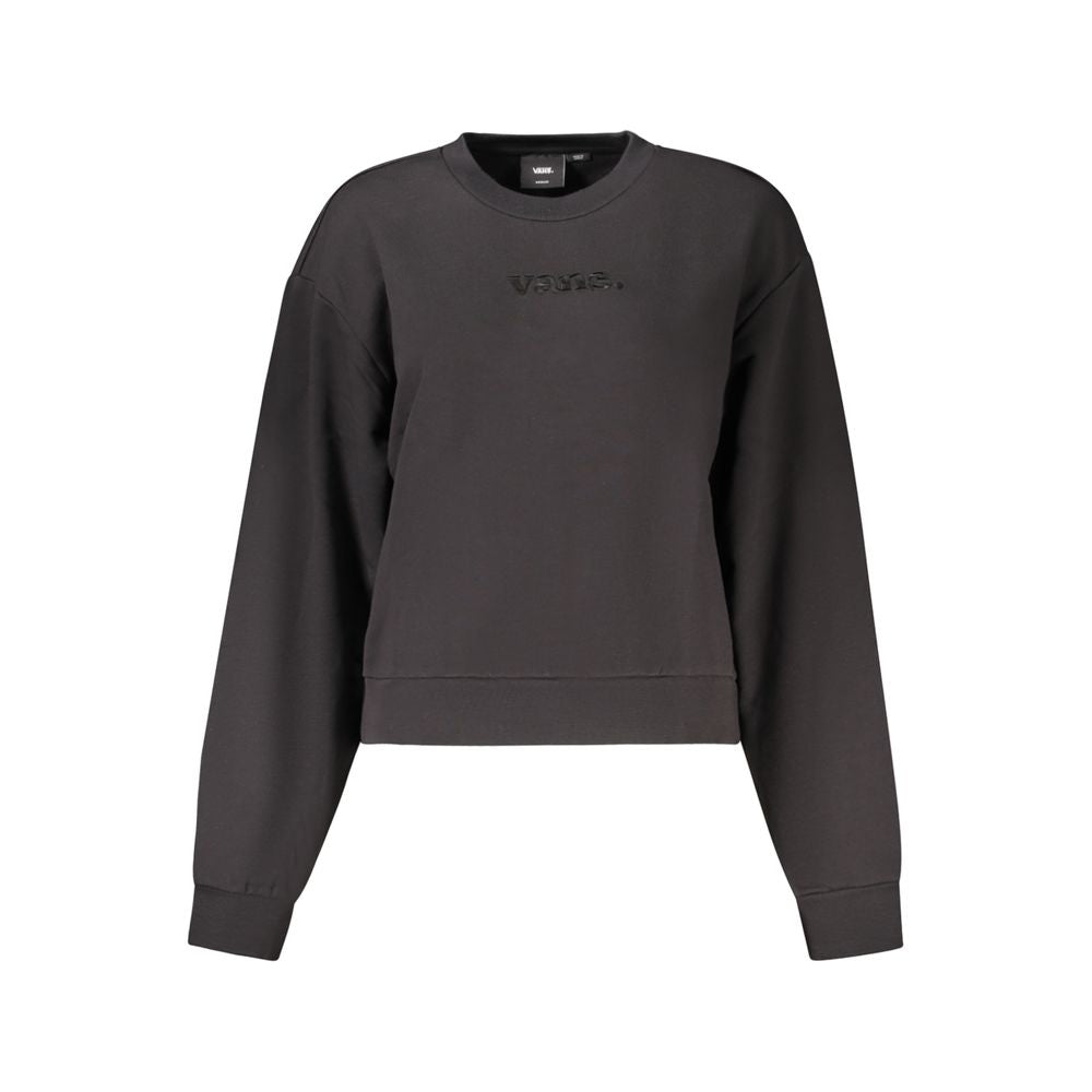 Black Cotton Women Sweater Vans