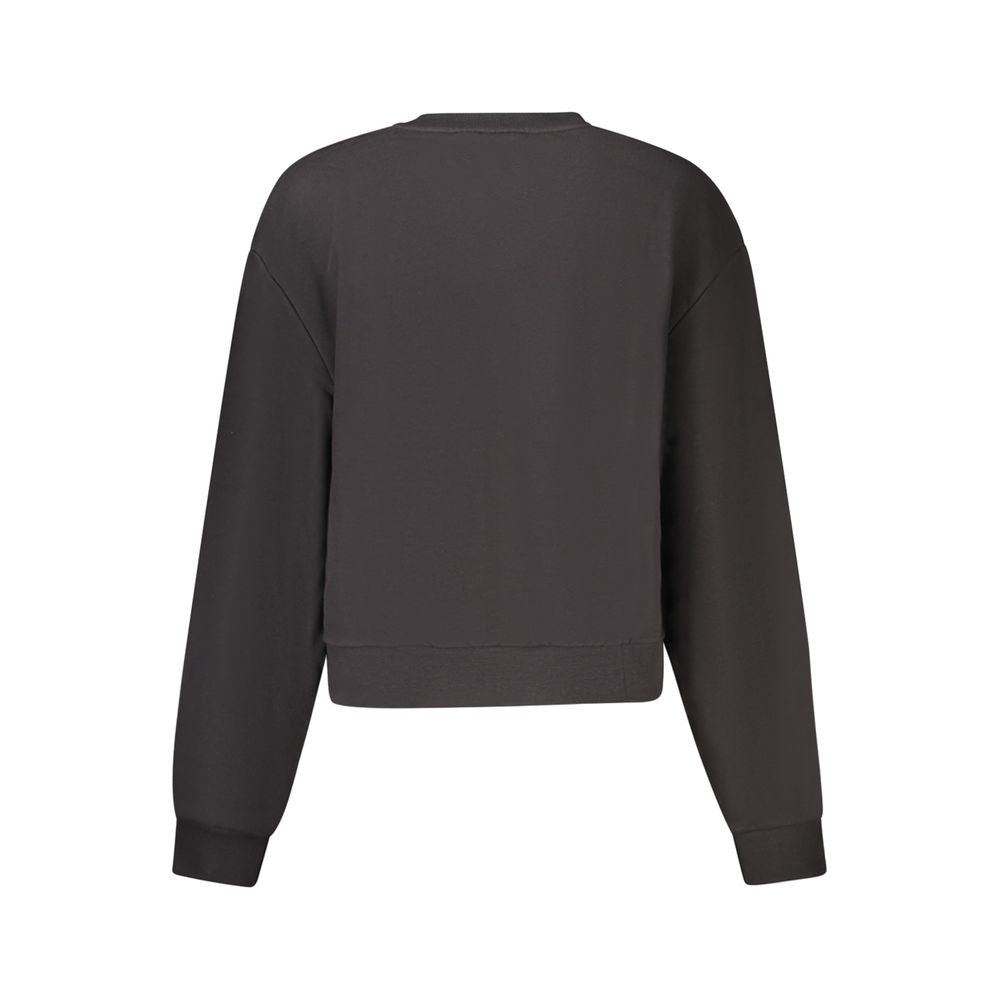Black Cotton Women Sweater Vans