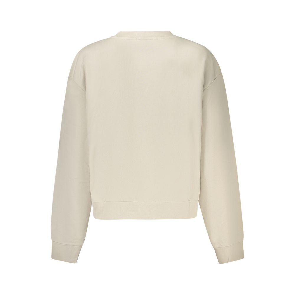 Beige Cotton Women Sweater Vans