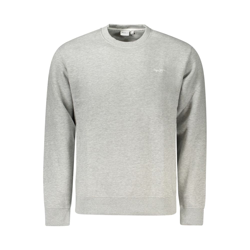 Gray Organic Cotton Men Sweater Pepe Jeans