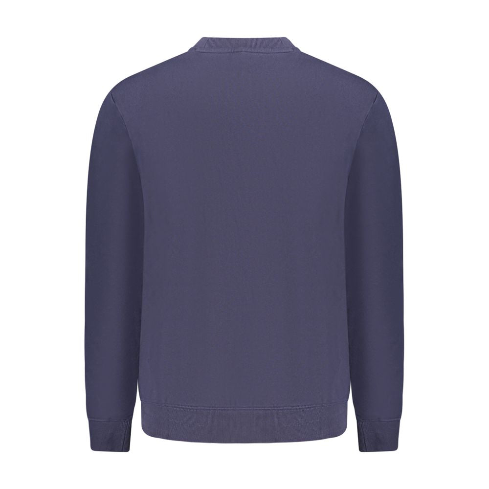 Blue Cotton Men Sweater Napapijri