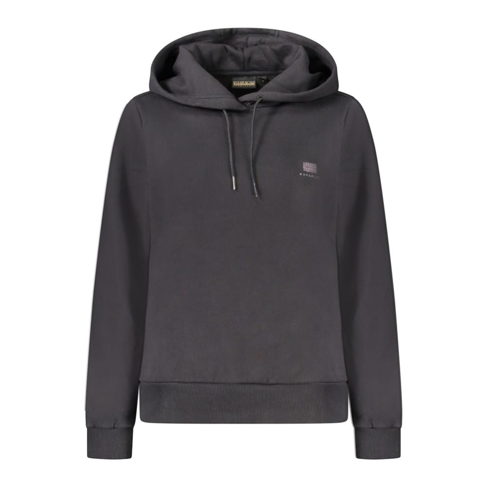 Black Cotton Women Sweater Napapijri