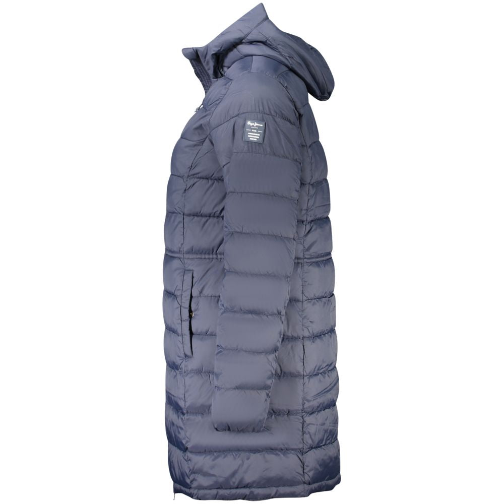 Blue Polyamide Women Jacket Pepe Jeans
