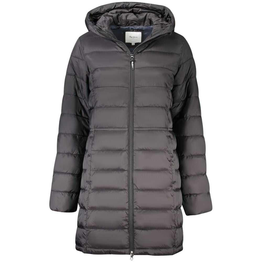 Black Polyamide Women's Jacket Pepe Jeans