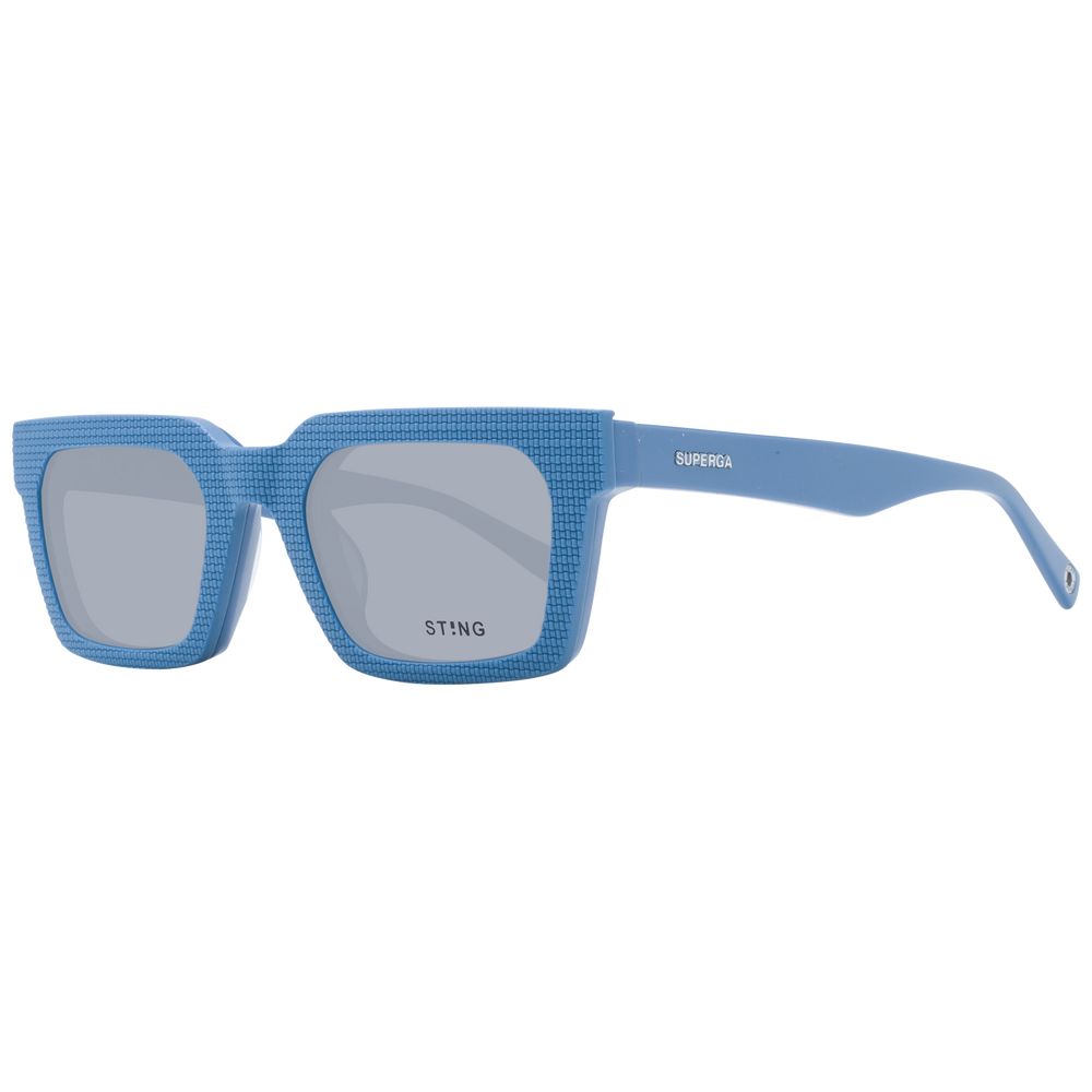 Blue Men Glasses Frame Sting