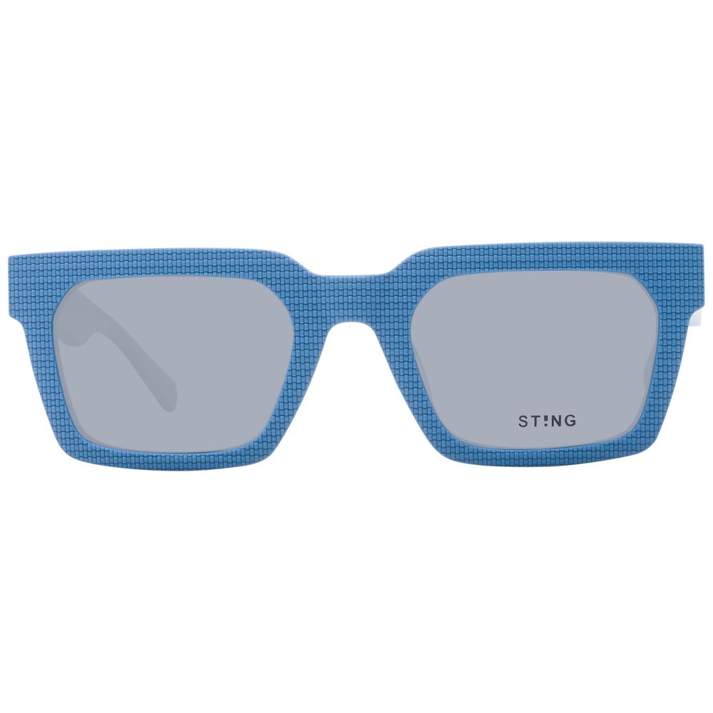 Blue Men Glasses Frame Sting