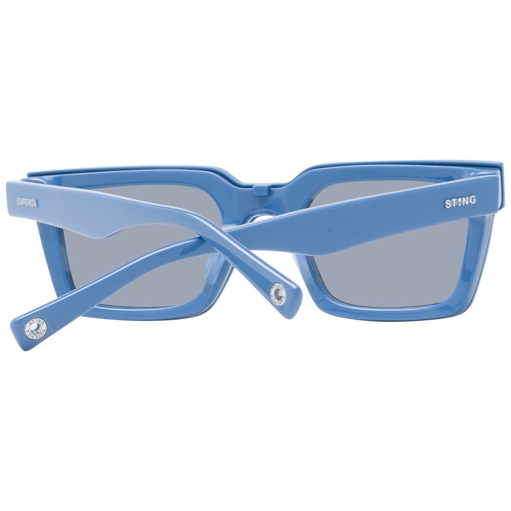 Blue Men Glasses Frame Sting