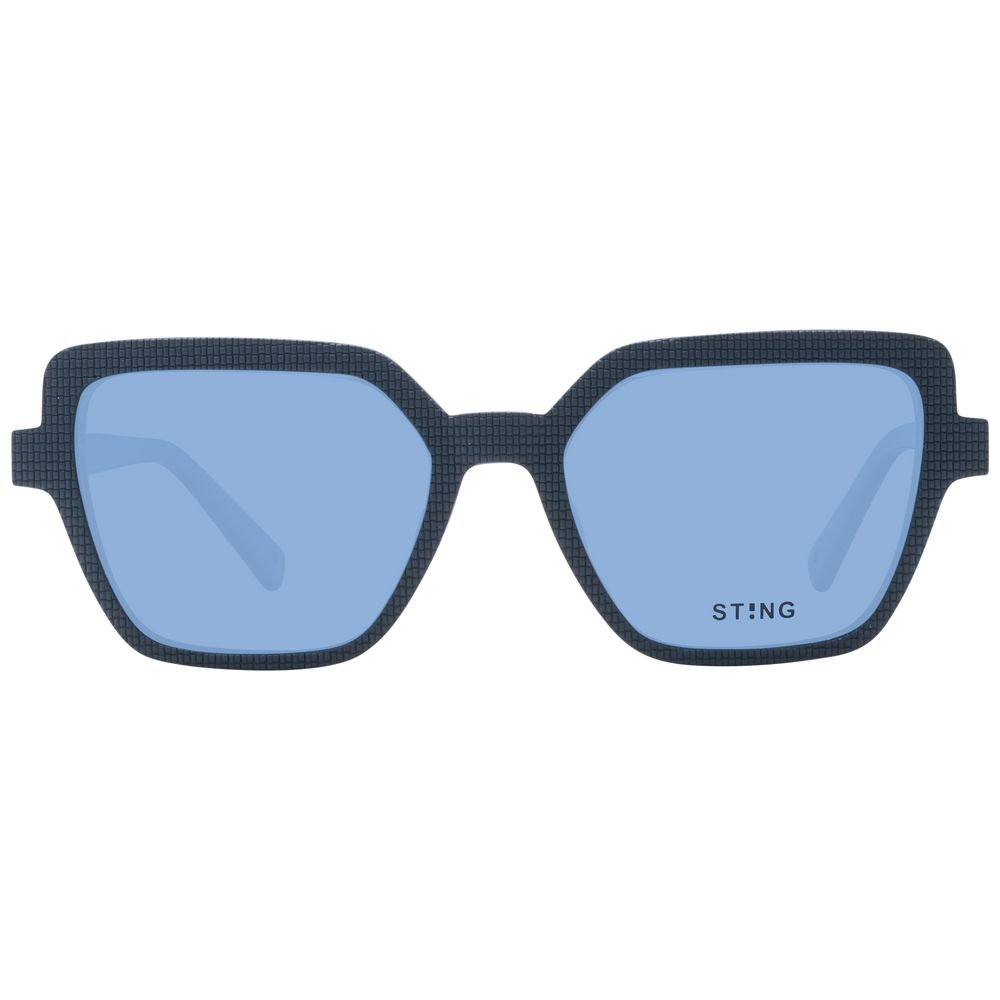 Blue Men Glasses Frame Sting