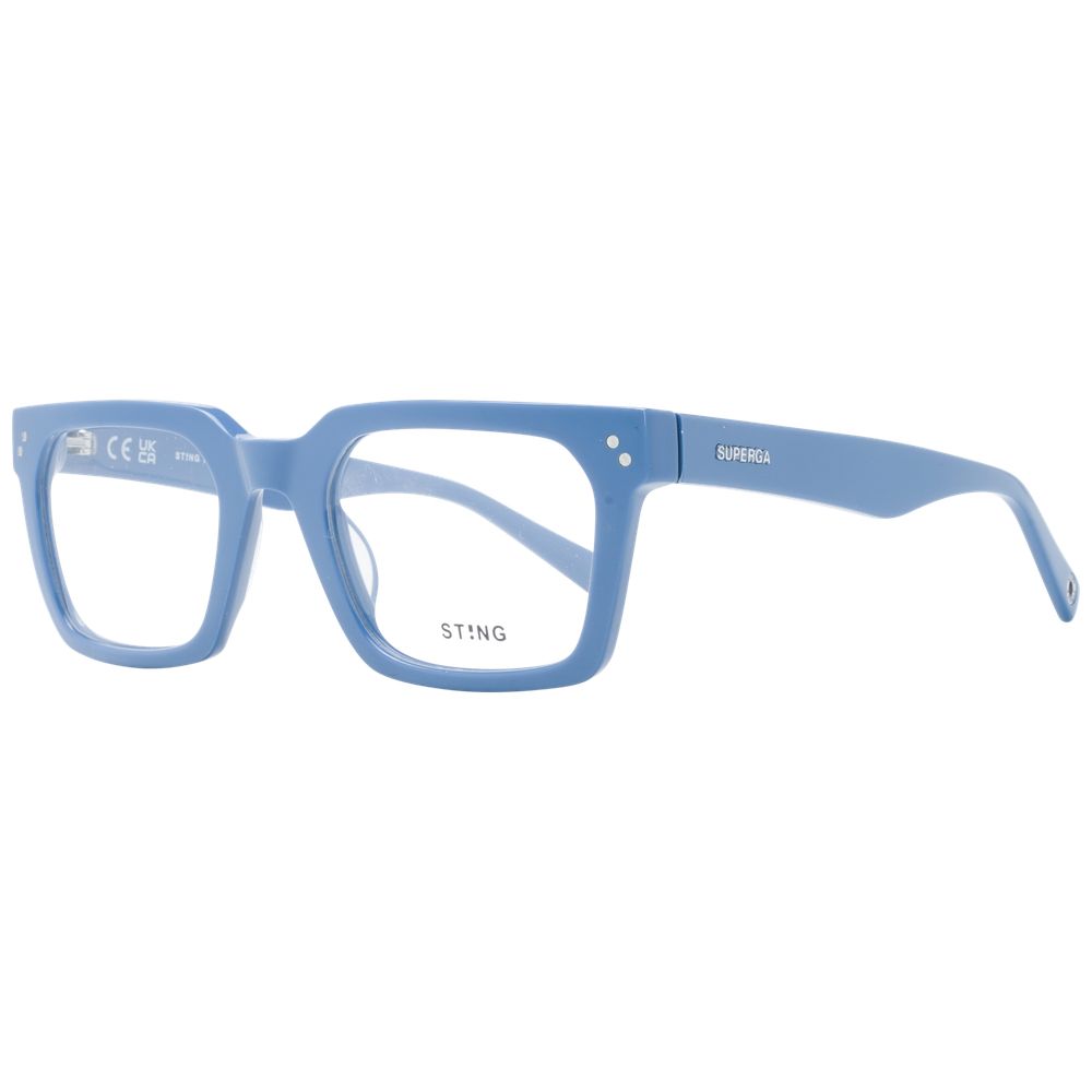 Blue Men Glasses Frame Sting
