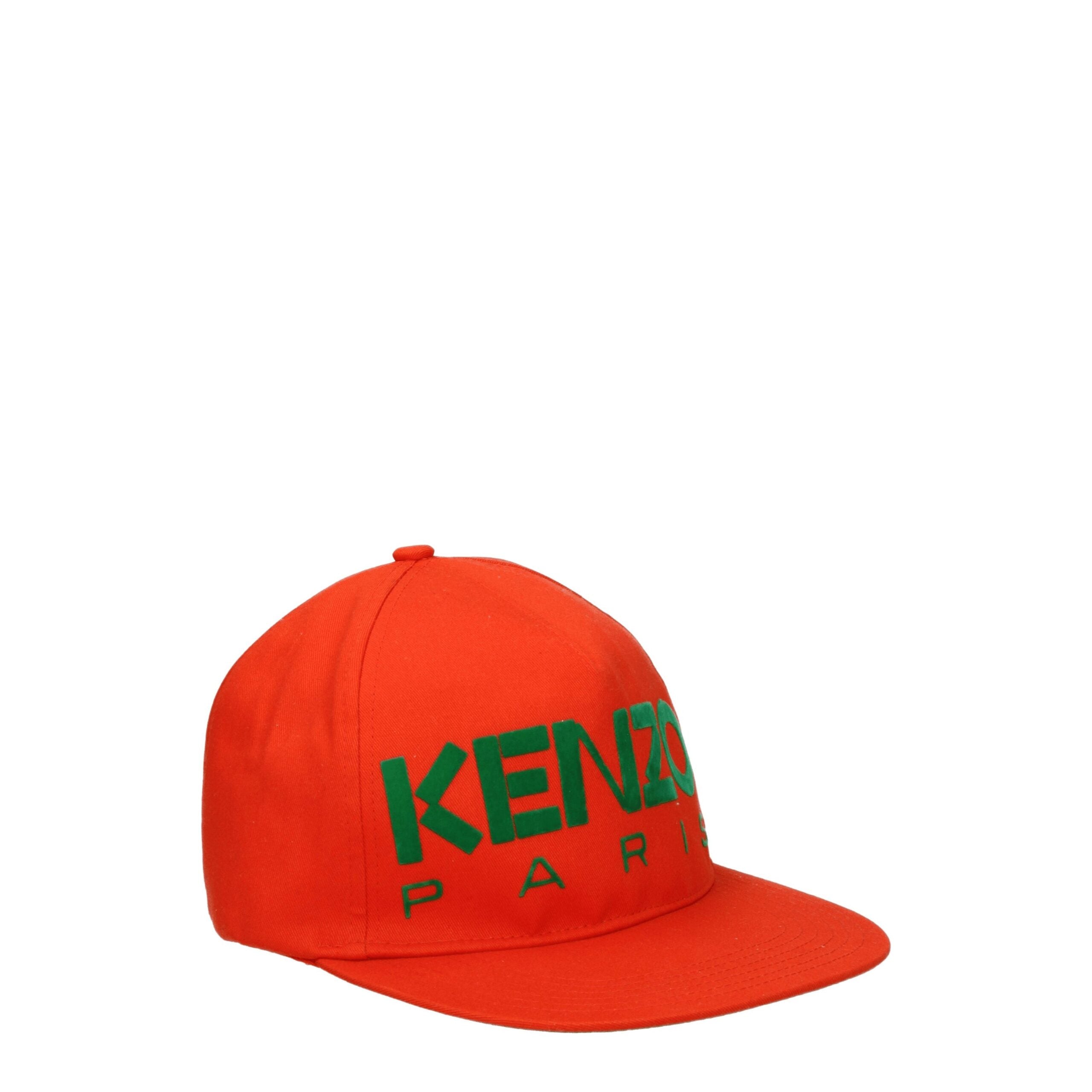 Orange Cotton Caps (Baseball Hat) Kenzo