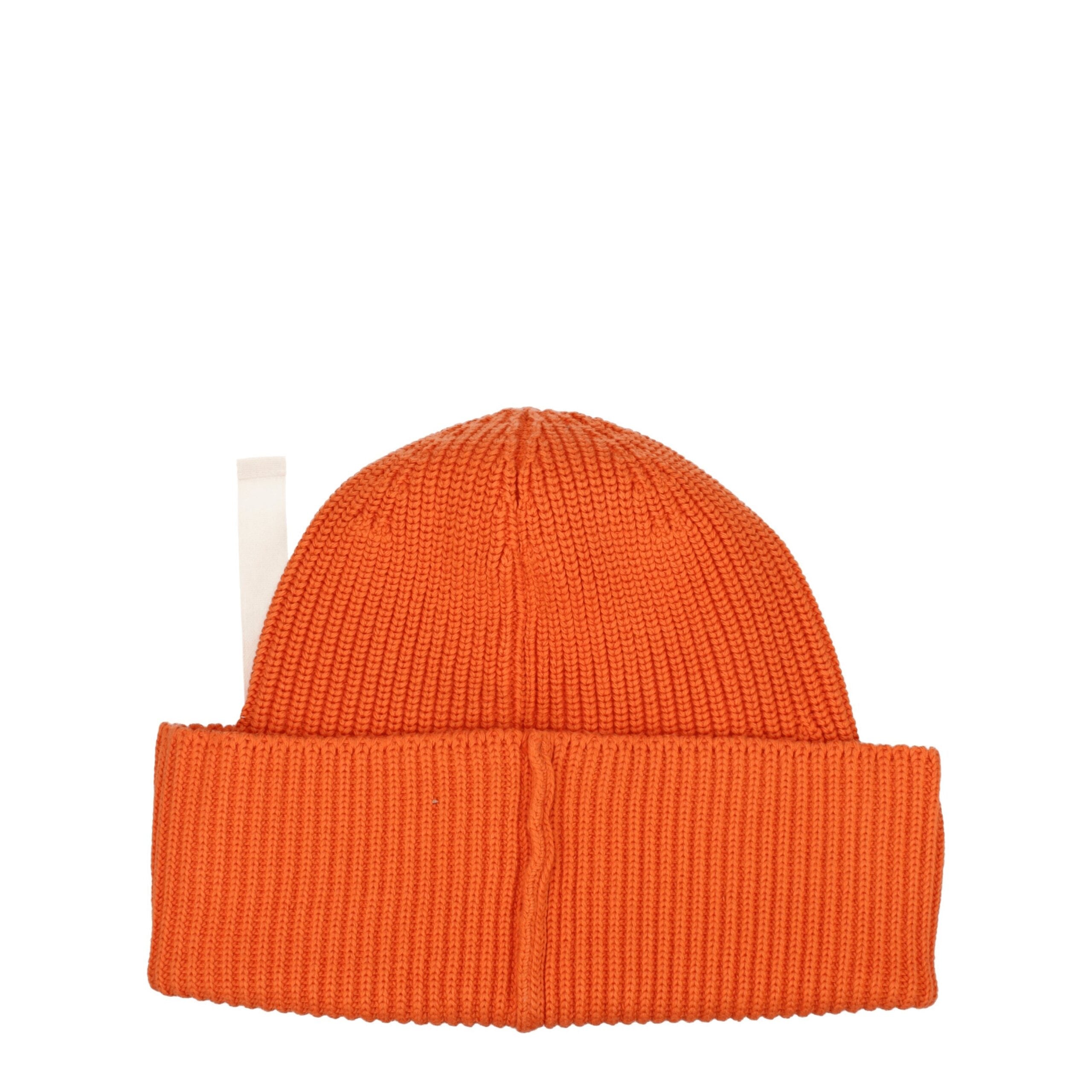 Orange Cotton Beanie Jacquemus