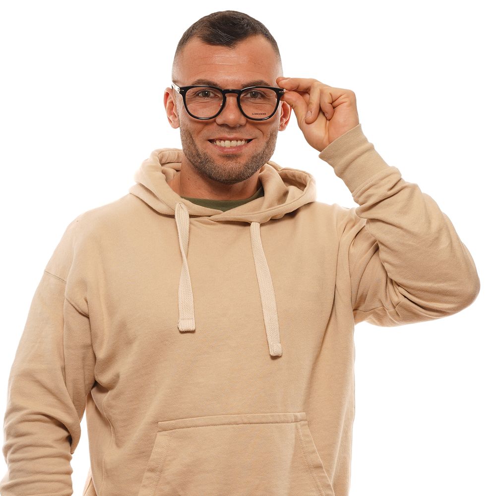 Black Men Glasses Frame Longines