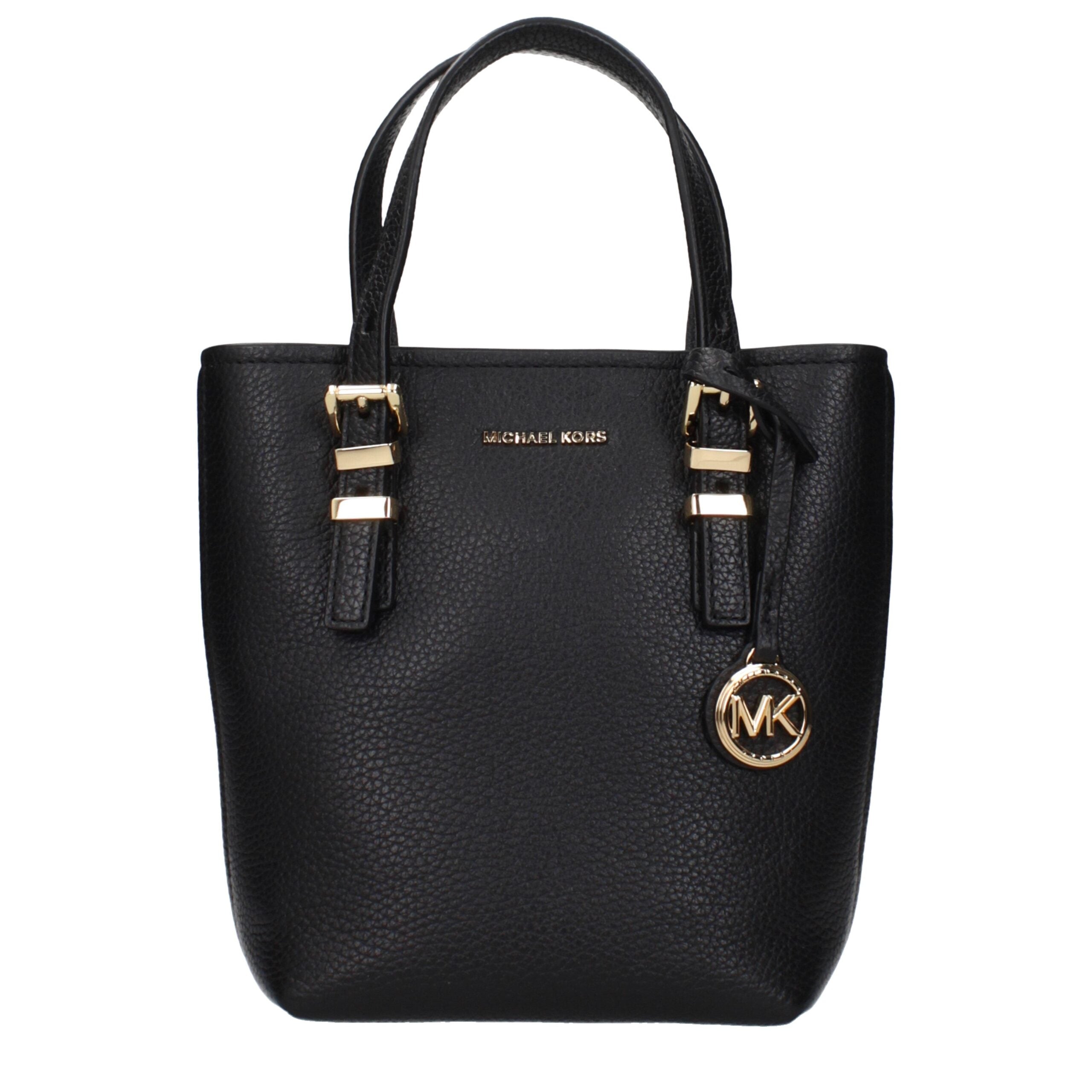Black Leather Handbags Michael Kors