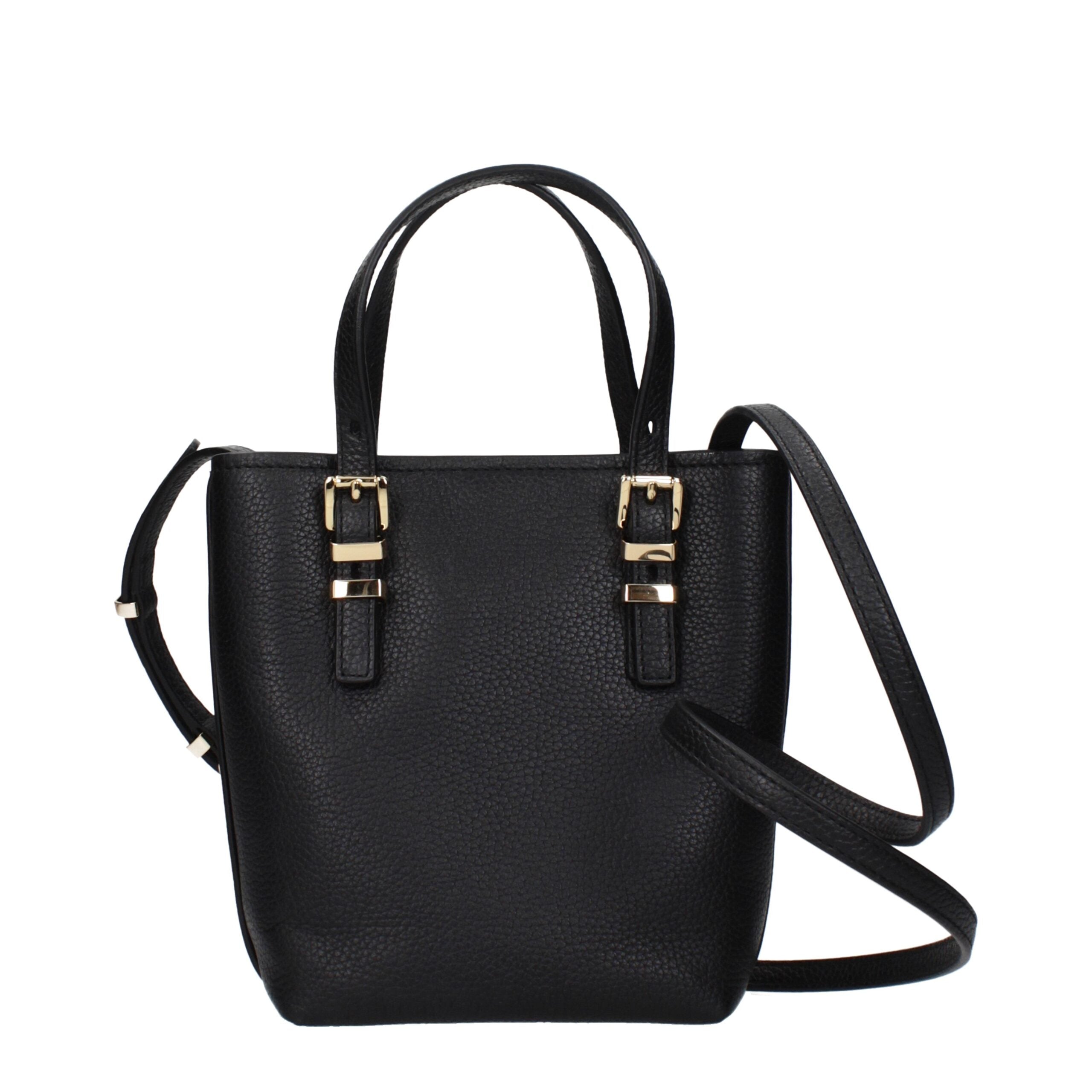 Black Leather Handbags Michael Kors